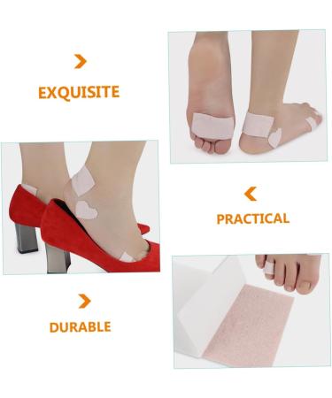 SOESFOUFU Foot Corn Pads 10 Sheets Flannel Footsticker Felt Pads for Foot Care - Men and Women High Heel Protective Agent Adhesive Corn Remover - Buy Online on GoSupps.com