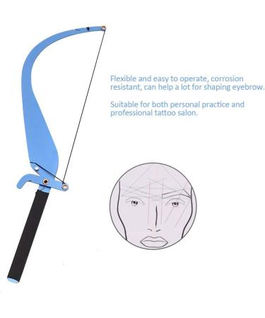 Eyebrow Line Marker Ruler Microblading Eyebrow Shaping Tool (Blue) - Buy Online on GoSupps.com