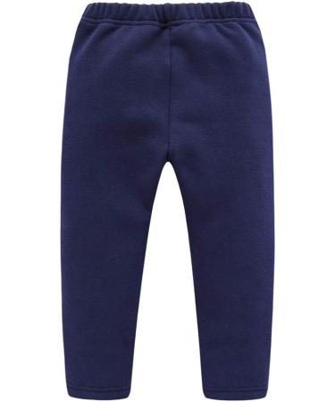 Mud Kingdom Boys Fleece Pants | Tight Fit Winter Warmth | 6-7 Years | Stars Navy Blue - Buy Online on GoSupps.com