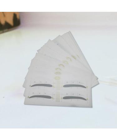 FOMIYES 36 Pcs 48 Eyebrow Stencil Kit Eyebrow Styling Tool Eyebrow Tracer Eyebrow Stencils Card - Buy Online on GoSupps.com