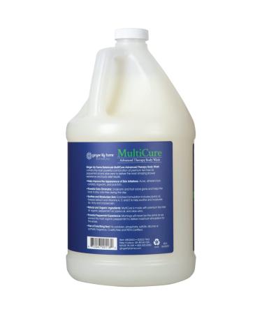Ginger Lily Farms Botanicals MultiCure Body Wash - Tea Tree Oil, Peppermint & Aloe Vera - 100% Vegan, Cruelty-Free - 1 Gallon Refill - Buy Online on GoSupps.com