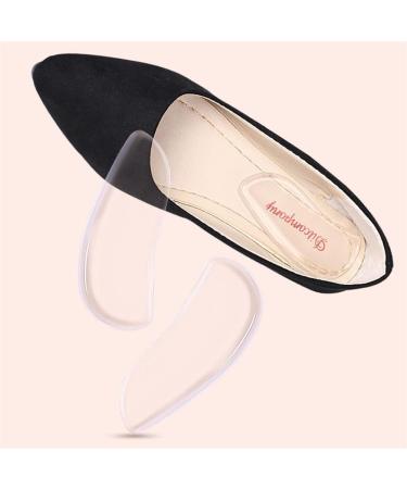 Heel Cups GEL Self-Adhesive Inserts for Heel Spurs & Pain Relief - Premium Foot Orthotics for Adults (Small Clear - Buy Online on GoSupps.com