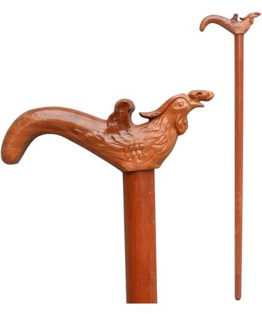 Wooden Walking Sticks Solid Wood Walking Sticks Older Walking Sticks Wood Walking Sticks 2 Handles Lightweight Slip Length 90cm (35.43 Inches) Easy To Truncate Mobility Aid for Elderly Seniors & Hand - Buy Online on GoSupps.com