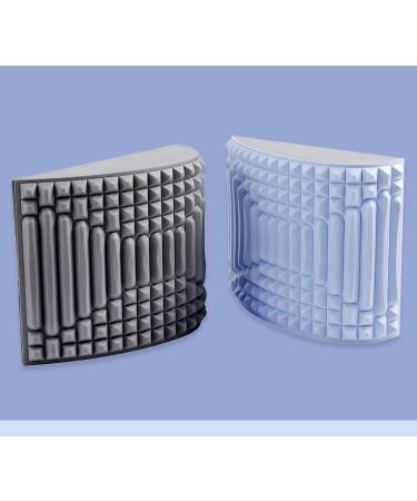 Orthoback Vital - Orthopedic Neck Extender Pillow for Back Pain Relief | Lumbar Support & Massage (Gray) - International Shipping Available - Buy Online on GoSupps.com