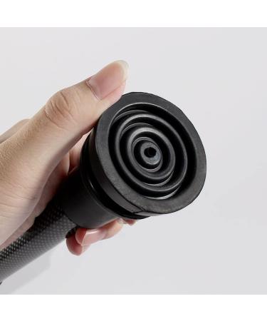 Foldable Forearm Crutches Spring Damping Adjustable Walking Cane for Adults Medical Aluminum Alloy Walking Walker Suitable for Height: 140-190cm/4' 5''-6' 2'' (Color : Black Size : 1 Count) Lucky Black 1 count - Buy Online on GoSupps.com