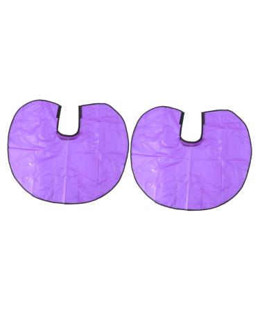 FOMIYES 2pcs hair coloring shampoo hair dye shampoo professional shampoo Hair Makeup cape Hair Washing Cape mediumx2pcs