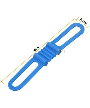 Buy Lytivagen 8-Piece Bike Silicone Band Set Elastic Flashlight & Bottle Holder for Bicycle Handlebars - Buy Online on GoSupps.com