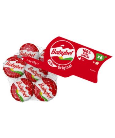Mini Babybel Original Cheese Snacks 6 x 20g x 12 Cheese Snacks 12 1 Count (Pack of 12)