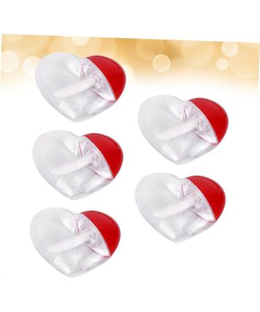 Lot de 5 Set de Tubes de Gloss L vres Vides en Plastique de C ur Rechargeables L gers et Portables pour Maquillage de Voyage et Utilisation Quotidienne - Buy Online on GoSupps.com