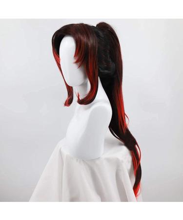 Anime Cosplay Wig for Demon Slayer - Kokushibou Heat Resistant Synthetic Hair for Carnival & Halloween - Buy Online on GoSupps.com