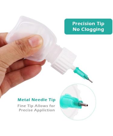 Balana 6 Pcs 30ml Glue Applicator Bottles - Plastic Dropper Bottles for Crafts and Oil - White - Buy Online on GoSupps.com