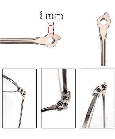 EFARMA Eyeglass Replacement Arms - Vintage Metal Frame Glasses Accessories (1 Pair Black) | International Shipping Available - Buy Online on GoSupps.com