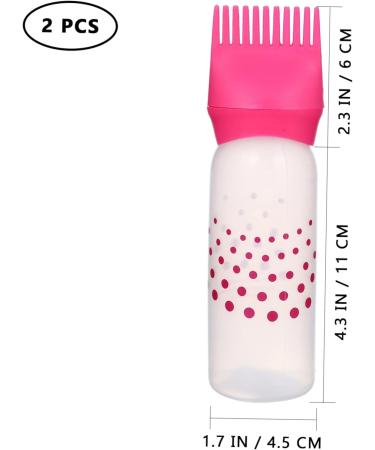 iplusmile 2 pi ces Bouteilles de pour Cheveux avec chelle Applicateur de Coloration Capillaire pour Usage Domestique et Salon Rose - Buy Online on GoSupps.com