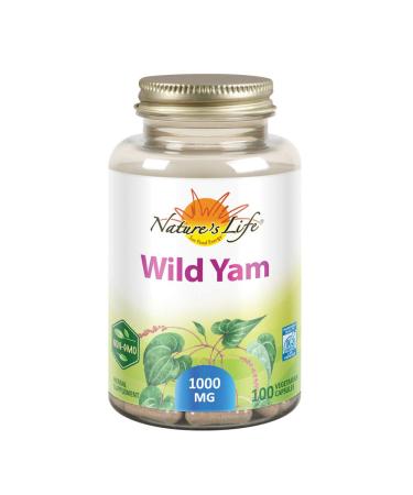 Nature's Life Wild Yam 1000 mg 100 Vegetarian Capsules