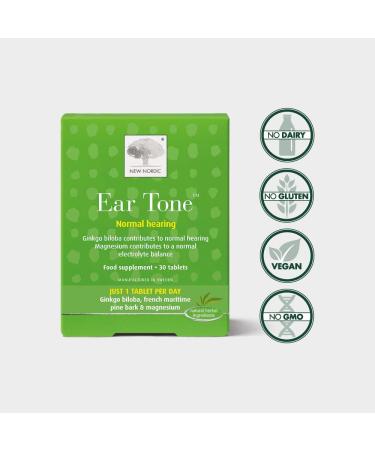 New Nordic Ear Tone Tablets - 30 Tablets for Ear Health Support - Buy Online on GoSupps.com