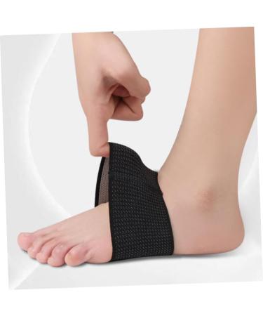 GLEAVI Arch Support Sleeves for Men & Women - Comfortable Foot Pad Portable & Breathable Ideal for Outdoor Use - 1 Pair Black (11.6x6cm - Buy Online on GoSupps.com