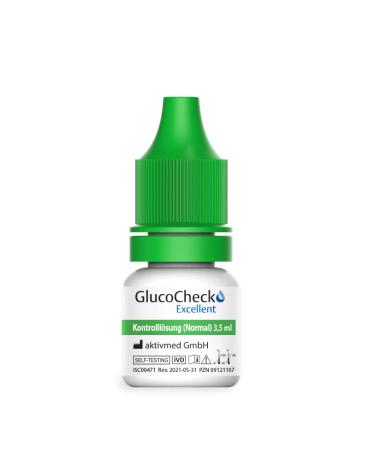 GlucoCheck Excellent Control Solution Medium 4 ml | Accurate Glucose Testing for Diabetes Management - International Shipping Available - Buy Online on GoSupps.com