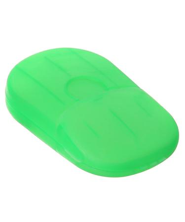 LAZULZ Hotel Disposable Bath Products soap Tablets Portable Travel Boxed soap Paper Hand Washing Tablets Mini soap Paper Green