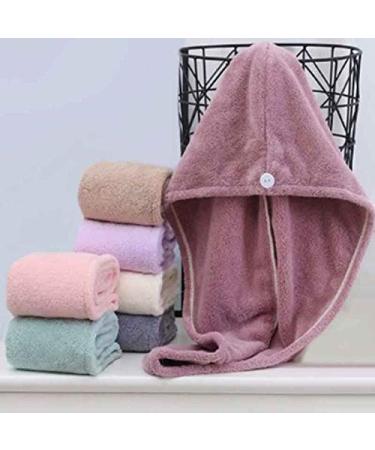 Microfiber Wisp Dry Hair Towel for Women | Quick-Drying Absorbent Bath Towel & Shower Cap - Gray - Buy Online on GoSupps.com