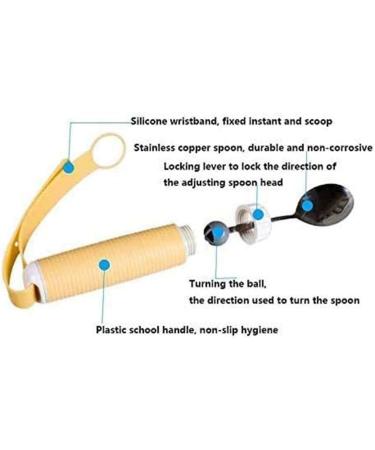 Cushion Elderly Eating Aids Spoon Adaptive Dining Aid Utensil for Elderly Parkinson's Disease and Arthritis Eat Easier Non-Slip - Buy Online on GoSupps.com