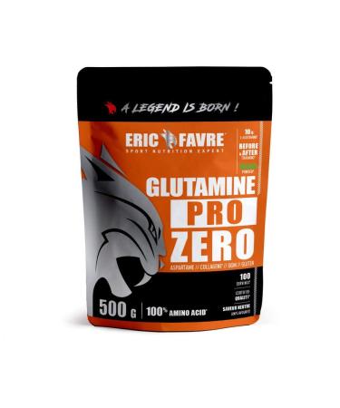 L-GLUTAMINE AMINO ACIDS VEGAN - Glutamine Pro Zero - Powder 100% Amine Acid Bodybuilding - Pure Glutamine - Performance - Intense Exercises - Neutral Taste - French Laboratory Eric Favre