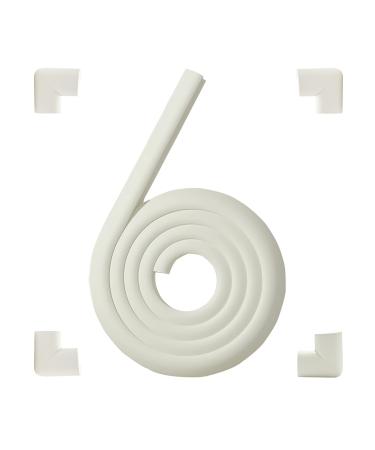 Foam Corner Guards Protect&Edge Safety Bumpers Kit,Baby Proofing,Kids and Children Head Protector,Suitable for Coffee Table Desk Kitchen Sharp Corners (Milky White(4 Corner&6.5ft Safety Bumpers)) Milky White(4 Corner&6.5 Ft Safety Bumpers) - Buy Online on GoSupps.com