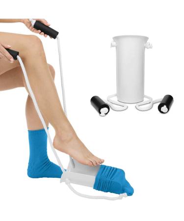 Anggrek sock Aid Helper extends the range to 33 " Easy on & Off Stocking Slider Sockenhelfer Aide Tool for the elderly seniors pregnant women