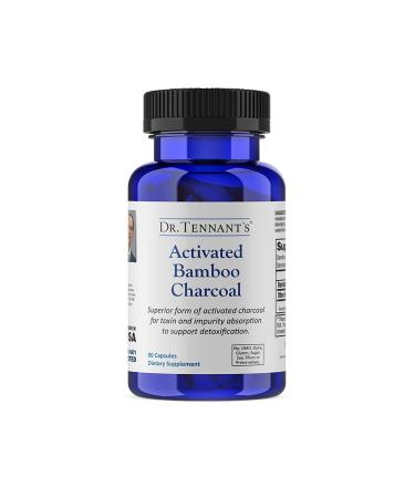 Dr. Tennant's Activated Bamboo Charcoal, Coconut-Free, Cleaner Than Coconut, Wood & Standard Charcoals, Detox & Toxin Removal within the GI Tract, Great for travel & promoting healthy digestive system