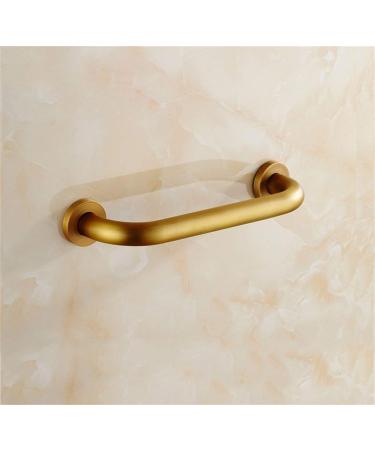 Grab Rail Bathroom Safety Handicap Grab Bar Solid Brass Bathroom Grab Bar Bathtub Support Rails Shower Golden Non-Slip Hand Rail