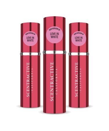 CA Perfume Impression of Love In White For Women Replica Version Fragrance Dupes Concentrated Long Lasting Eau de Parfum Spray Refillable Atomizer Bottle 0.17 Fl Oz/5ml-X3 CRT LOVE IN WHITE IMPRESSION 0.51 Fl Oz (Pack of 1)