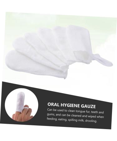 Homsfou 18-Piece Newborn Gauze Finger Toothbrush Set | Soft Cloth Brush for Baby Milk Cleaning | Toddler Fingerlings Sanitary Brush - Buy Online on GoSupps.com