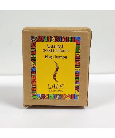 ANANYA FASHION & CRAFTS HUB Nag Champa Natural Solid Perfume Beeswax Long Lasting Body Fragrance Balm Solid State Eau De Perfum in Wooden Jar 6 gm - Buy Online on GoSupps.com