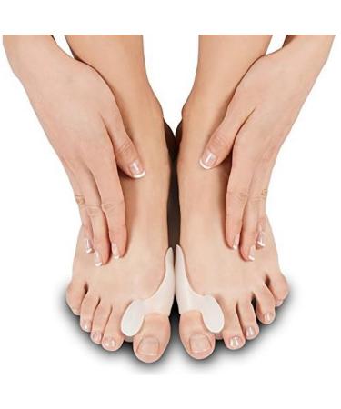 Silicone Bunion Corrector by Soles - Bunion Pad & Toe Spacer - Comfortable Soft Gel Toe Separator - One Size Fits All - Reduces Toe Pain and Foot Pain - Big Toe Straightener
