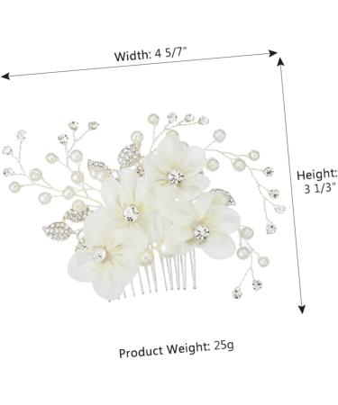 DOITOOL Hair Style 1 Pc Hair Comb Pearl Alloy Props Bride Hairdo - Buy Online on GoSupps.com