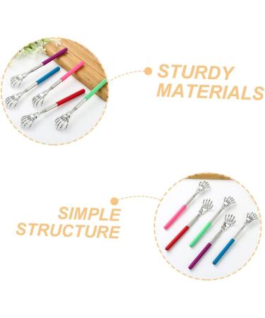 Beavorty 5-Pack Tail Scrapers - Portable Back Scratcher & Itching Massage Tool with Long Handle for Easy Relief - Buy Online on GoSupps.com