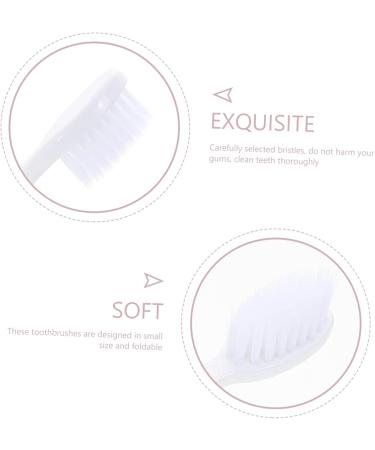 Magiclulu 5-Piece Travel Toothbrush Set | Soft Bristles & Foldable Design | Essential Travel Accessories for Dental Care - Buy Online on GoSupps.com