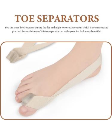 Bunion Wraps 2Pcs Big Toe Separators Brace Hallux Valgus Splints for Bending Toe - Size 40-45 | Effective Relief for Hallux Valgus, Hammer Toe, and Turf Toe - Buy Online on GoSupps.com