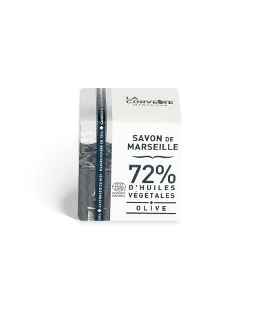 Corvette Box ECOCERT Olive Marseille Cube Soap 200g - Natural and Nourishing Soap - Buy Online on GoSupps.com