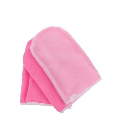 2paires Pour Paraffine Moufles Isolantes Pour Soins Des Mains Rose Pour Hydratation Relaxation