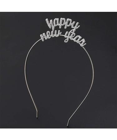 Shop Lurrose Happy New Year Headband | Alloy Hair Hoop for Women | Party & Festival Accessory - Buy Online on GoSupps.com