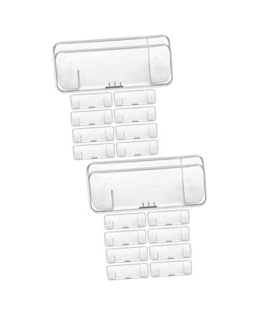 Beavorty 20 STK razors Storage box Portable razor Storage case for razor case for safety razor Razor Protection cover Handbook container knife holder Razor box