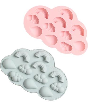 6 Pcs Silicone Mold Silicone Ice Mold Cake Mold Chocolate Mold Cookie Mold Baking Mold Biscuit Kitchen Supplies Silica Gel 22.6X14.5X1.5CMx3pcs Assorted Colorx3pcs - Buy Online on GoSupps.com