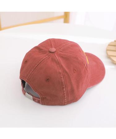 Cute Embroidery Excavator Kids Baseball Cap | Adjustable Cotton Vintage Cowboy Hat for Boys Girls (Ages 2-8) - Khaki - Buy Online on GoSupps.com