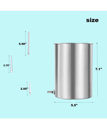 Reusable Enema Kit - 2L Stainless Steel Bucket with Silicone Hoses for Effective Colon Cleansing - Ideal for Men & Women - Buy Online on GoSupps.com