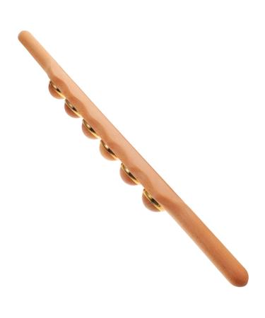 Warmhm wood massage device Neck and shoulder massage device body shape massage device body massage tools fitness yoga roller muscle roller-stick guasha wooden stick