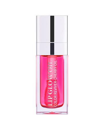 Hydrating Lip Oil Moisturizing Lip Gloss Plumping Lip Plumper Non-Sticky Long Lasting Lip Oil Gloss Transparent Lip Oil Tinted Reduce Lip Lines (C)