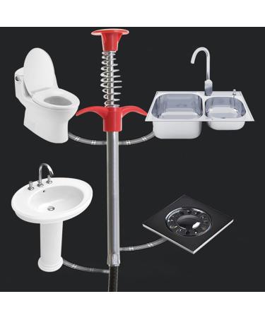 Sewer Cleaning Hook & No Need for Chemicals Bendable Hose Kitchen Drain Cleaning Hook for Litter Pick Snake Drain Clog Remover for Sewer Toilet Kitchen Sink (300cm/118.1in) - Buy Online on GoSupps.com