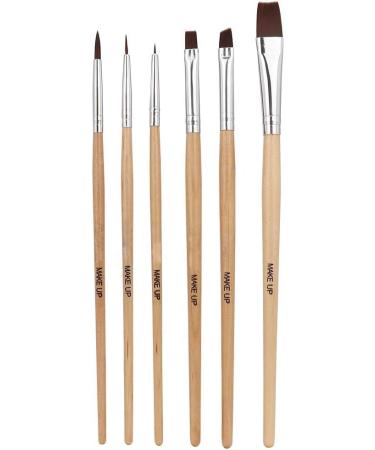 Dekaim 6-Part Children's Makeup Brush Set - Professional Synthetic Hair Brushes for Art Halloween and Theater Makeup - Buy Online on GoSupps.com