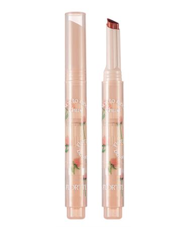 Flortte Jelly Lipstick  Florette Jelly Lipstick  Flortte Nice to Meet Chu Jelly Lipstick Heart Shape  Flortte First Kiss Love Lipstick Moisturizing Lip Glaze Florette Beauty Makeup Lip Pen (03)