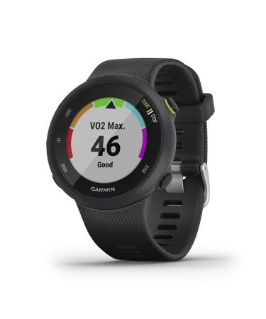 Garmin Forerunner 45, 42mm Easy-to-use GPS Running Watch with Coach Free Training Plan Support, Black Black 45 Watch